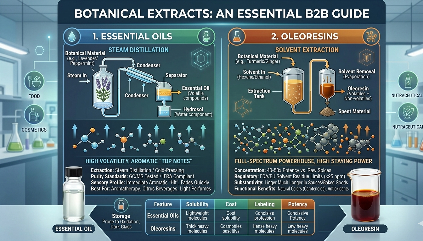 Oleoresins vs. Essential Oils: The Formulation Masterclass