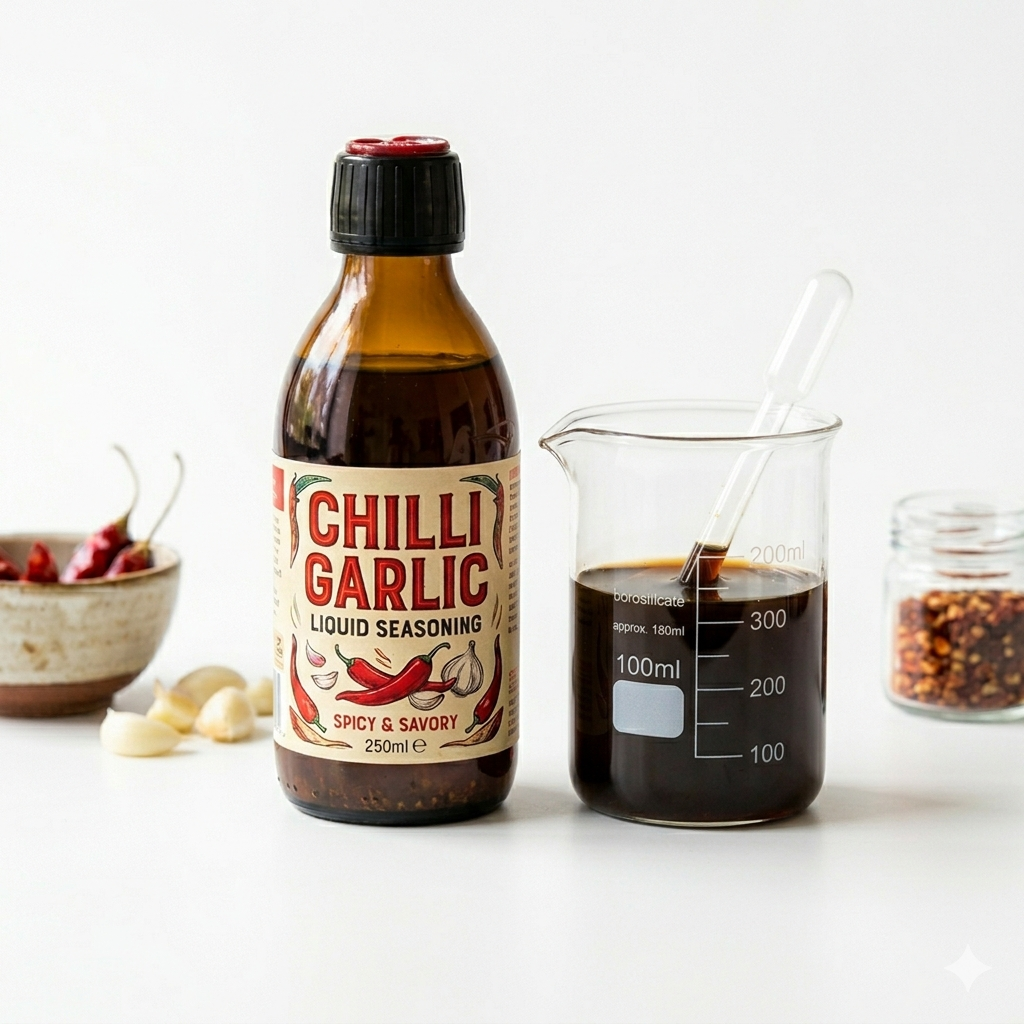 Chilli Gralic Liquid Oleoresin Blend | Natural Flavour